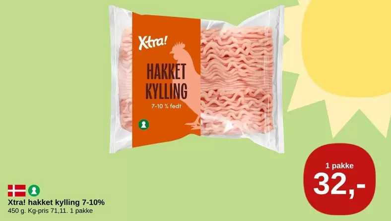 Hakket Kylling 7-10%