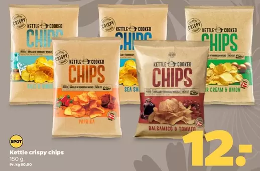 Kettle crispy chips