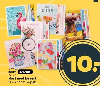 Kort -  med kuvert
