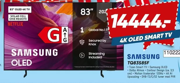 Red - 4K OLED SMART TV TQ83S85F