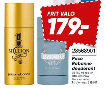 Paco Rabanne deodorant