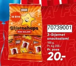 3-Stjernet snacksalami MINI SALAMI