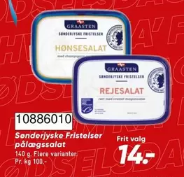 Sønderjyske Fristelser pålægssalat 10886010