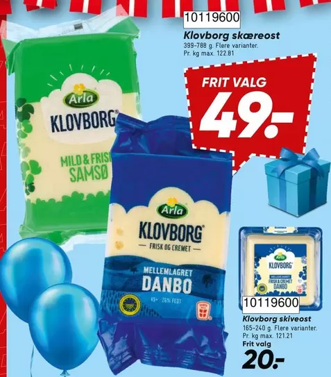 Arla - Klovborg skæreost