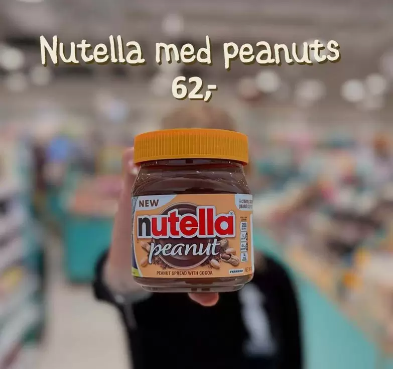 Nutella - med peanuts