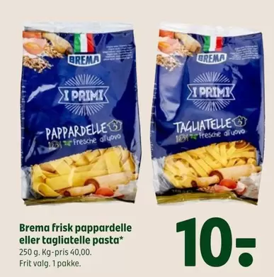 färsk pappardelle eller tagliatelle pasta