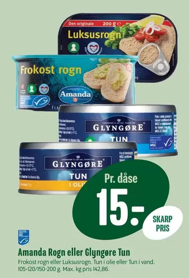 Den - Frokot rogn eller Glyngøre Tun