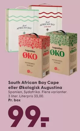 South African Bay Cape eller Økologisk Augustina