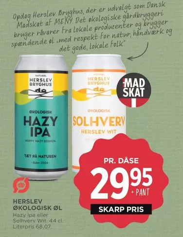 Natur - Økologisk Hazy IPA eller Solhverv Wit