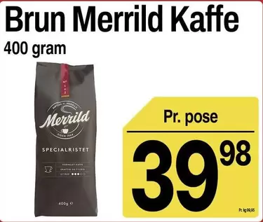 Brun Merrild Kaffe