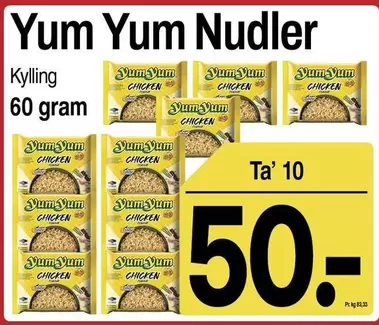 Yum Yum Nudler Kylling