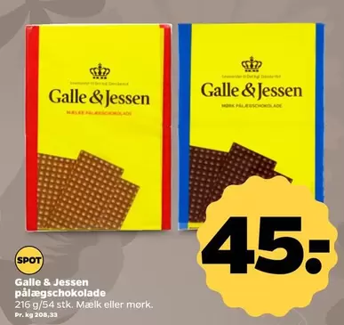 Pålagschokolade