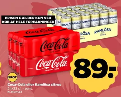 Coca Cola - Coca-Cola eller Ramlösa citrus