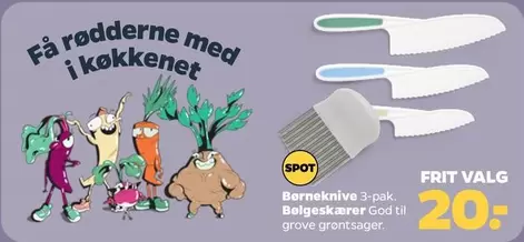 Børneknive 3-pak