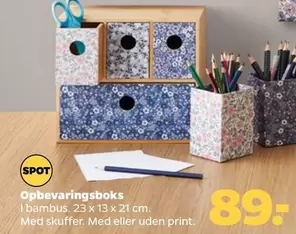 Print - Opbevaringsboks