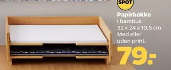 Print - Papirbakke