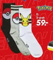 Pokemon - 3-pak socks