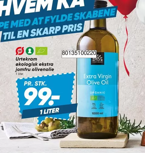 Urtekram ekologisk ekstra jomfru olivenolie