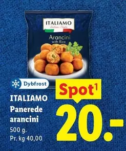 Panerede arancini