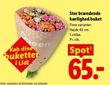 Dine - Stor brændende kærlighed buket