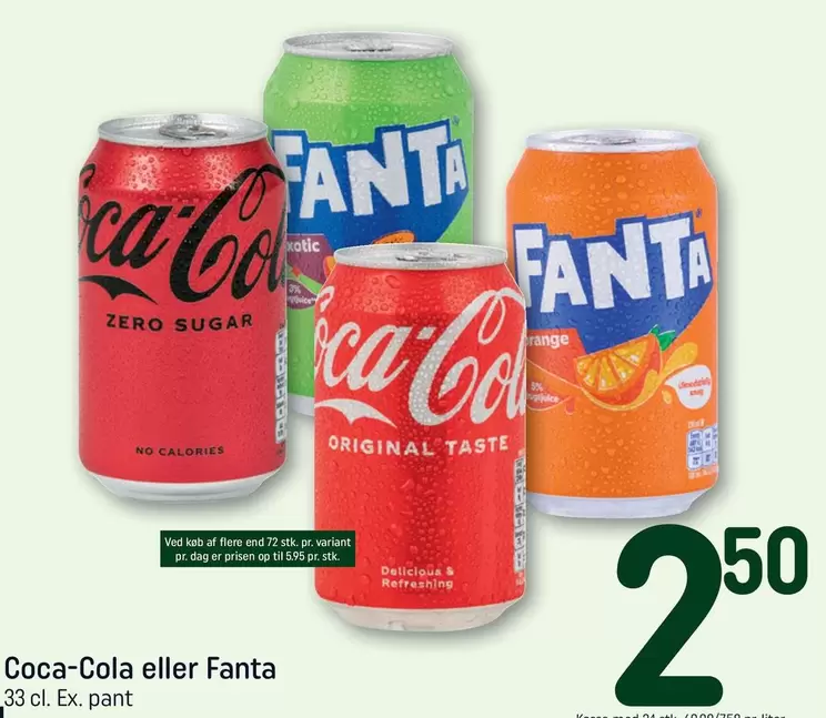 Coca Cola - Coca-Cola eller Fanta