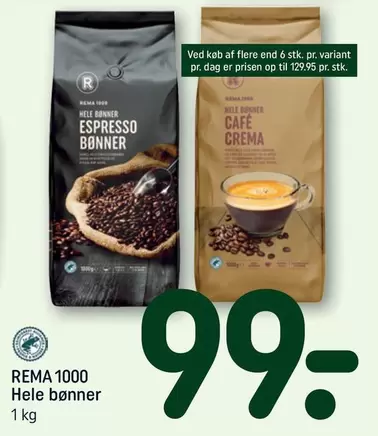 Hele bønner