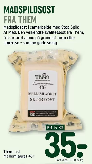 Den - Madspildsost