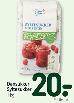 Syltesukker med pektin