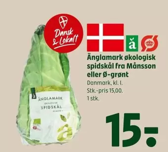 Änglamark økologisk spidskål