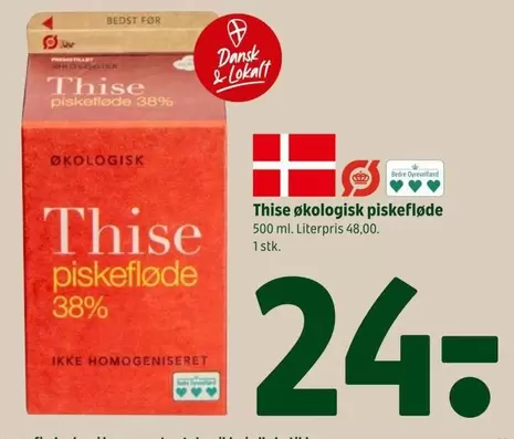piskefløde 38%