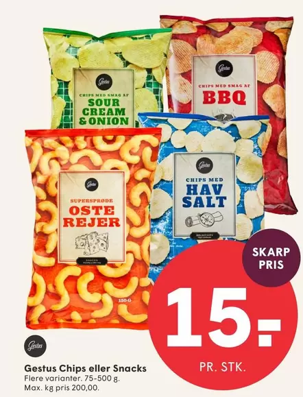Gestus Chips eller Snacks