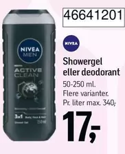 Showergel eller deodorant