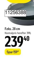 F.eks. 28 cm