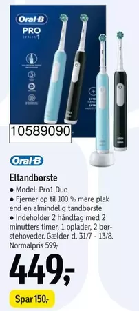 Duo - Pro1  El-tandbørste