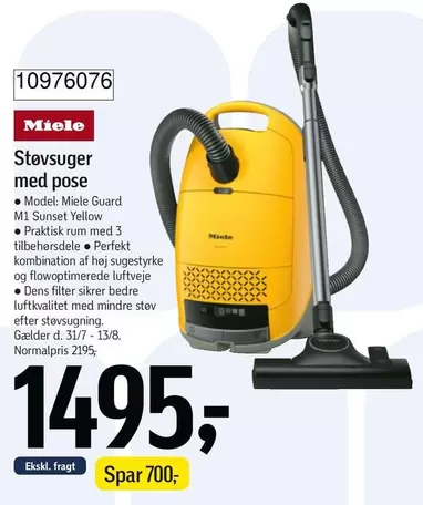 Miele - Støvsuger med pose