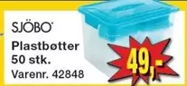 Plastb
uevotter 50 stk. Varenr. 42848