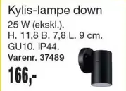 Kylis-lampe down