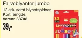 Kort - Farveblyanter jumbo