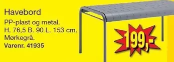 Havebord