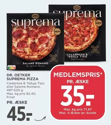 Miele - SUPREMA PIZZA