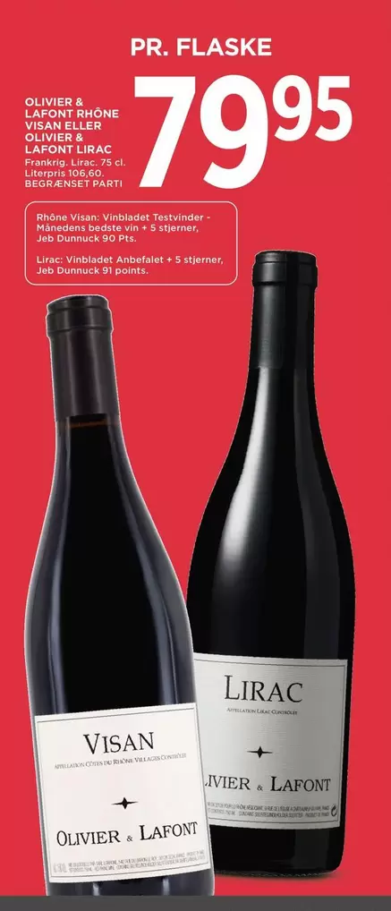 Baron - OLIVIER & LAFONT RHONE VISAN ELLER OLIVIER & LAFONT LIRAC