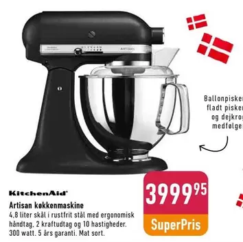 Artisan køkkenmaskine