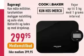 Bagevægt