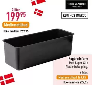 Rugbrødsform Med Super-Slip Platin-belægning