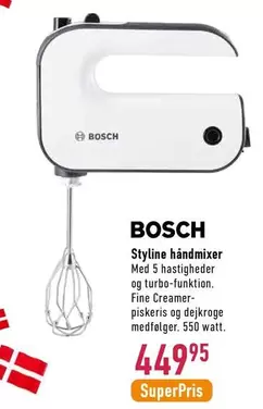 Bosch - Styline håndmixer