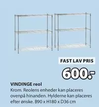 VINDINGE reol