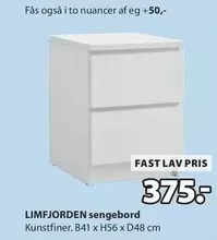 LIMFJORDEN sengebord