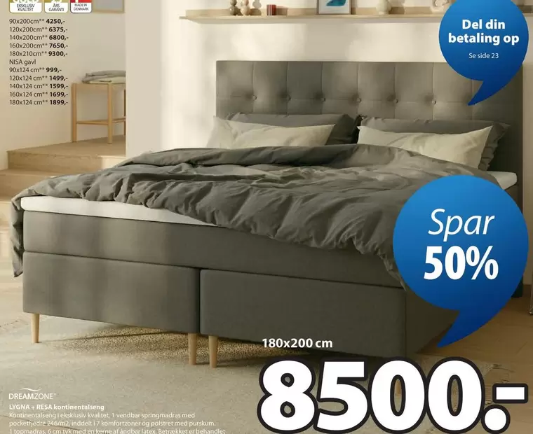 Boxspring bed