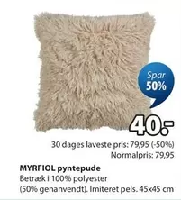 MYRFIOL pyntepude