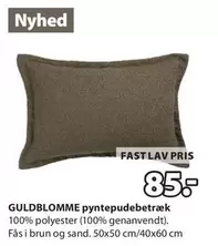 GULDBLOMME pyntepudebetræk